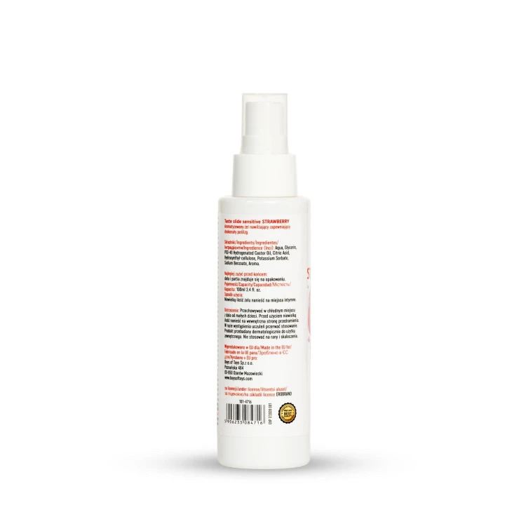 żel truskawkowy MyLove Taste Slide Sensitive Strawberry  100 ml