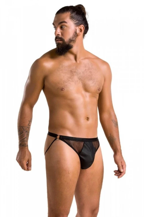 Jockstrap Passion SLIP OPEN LUKE black XXL/XXXL