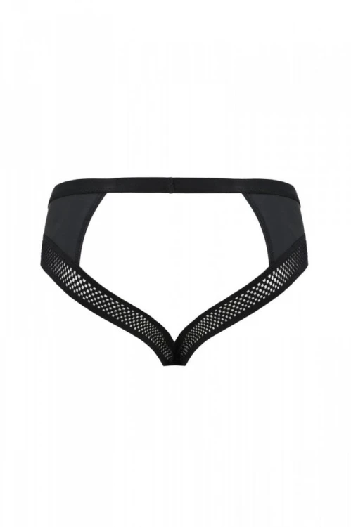 jockstrapy Passion SLIP OPEN TOM black S/M