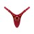 stringi  z mocowaniem dilda RED GLOSSY