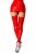 pończochy Wetlook Glossy Isla stockings red L