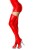 pończochy Wetlook Glossy Isla stockings red XL
