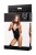 body Glossy Kitti bodysuit and cat ears wetlook black M