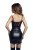 sukienka Glossy Nelly dress wetlook black L