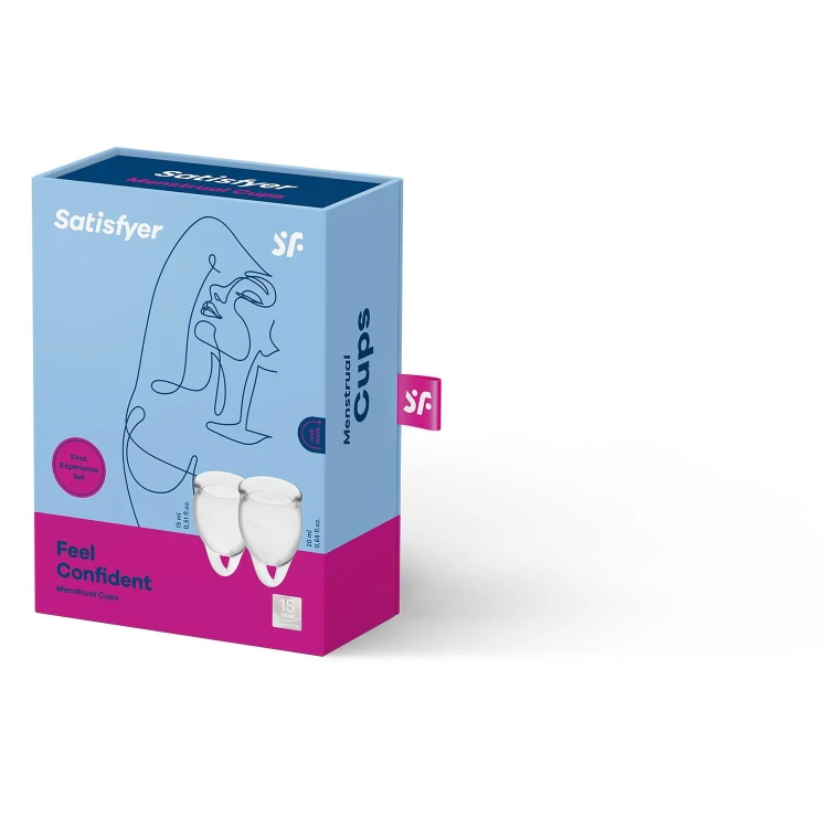 komplet kubeczków menstruacyjnych  Feel Confident Menstrual Cup