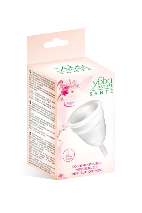 kubeczek menstruacyjny MENSTRUAL CUP WHITE L