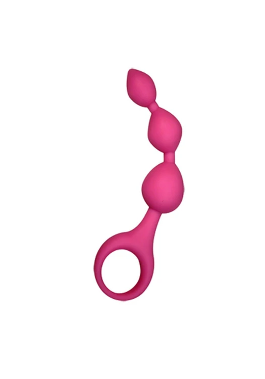 sonda analna Dildo Silic Triball  Amuse-G Pink