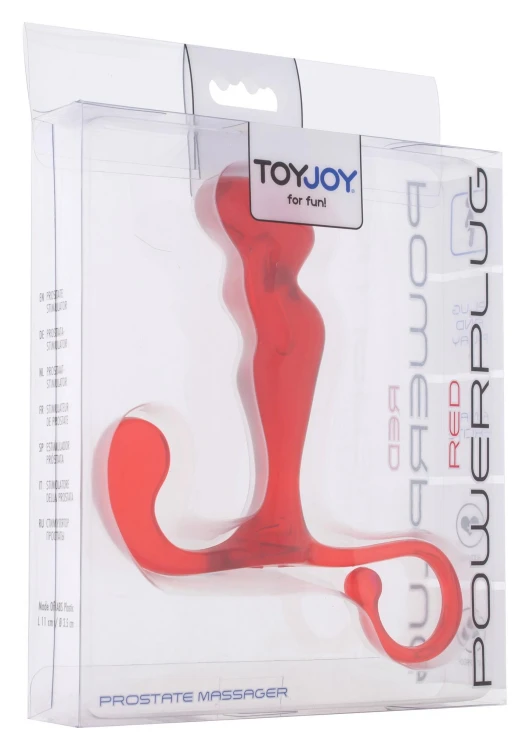 masażer Power Plug Prostate Massager Red