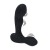 masażer Vibrating and Tapping Silicone Prostate Massager with Ball Stimulator Black