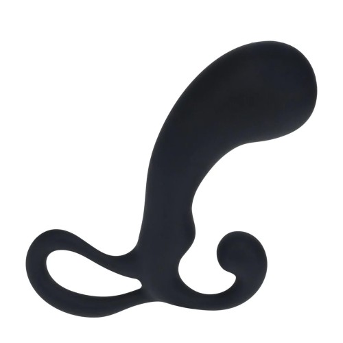 masażer Bulb with Loop Silicone Prostate Massager  Black L