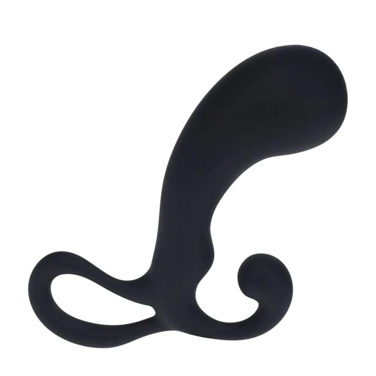 masażer Bulb with Loop Silicone Prostate Massager  Black L