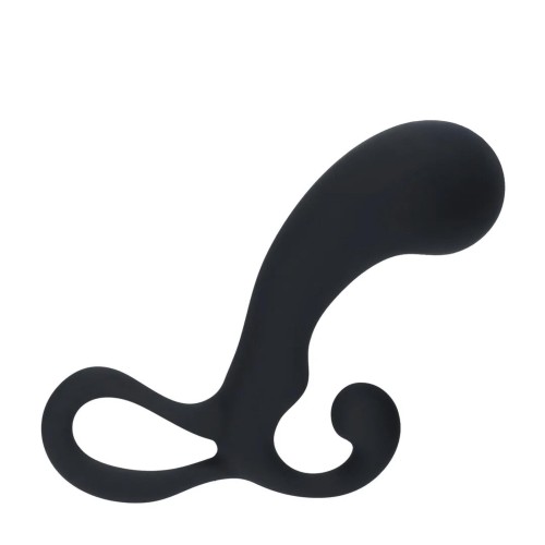 masażer Bulb with Loop Silicone Prostate Massager  Black M