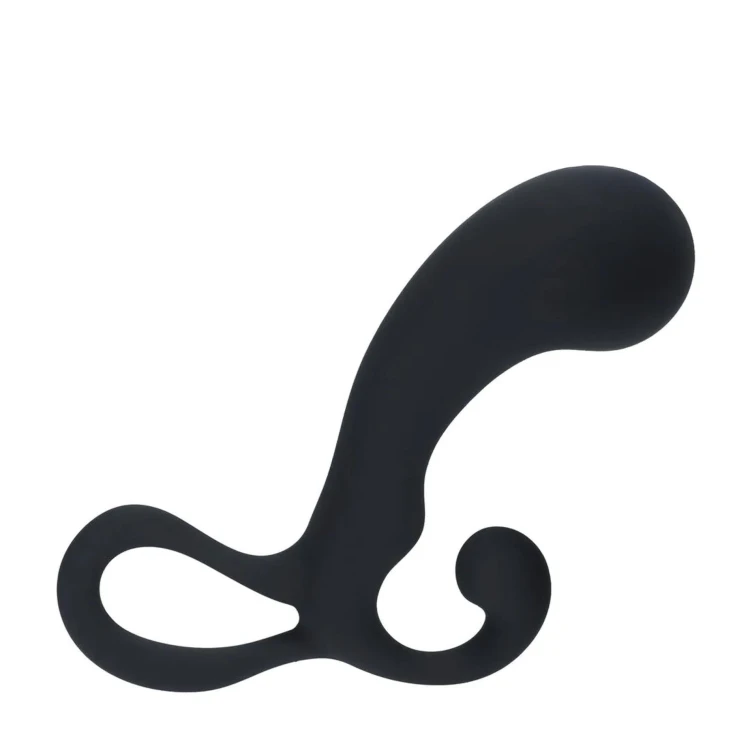 masażer Bulb with Loop Silicone Prostate Massager  Black M