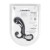 masażer Bulb with Loop Silicone Prostate Massager  Black M