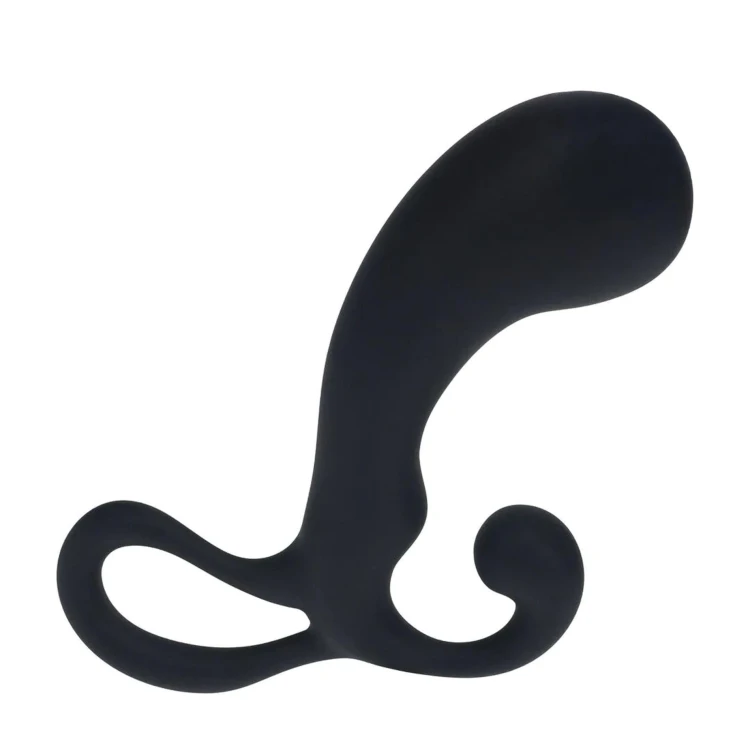 masażer Bulb with Loop Silicone Prostate Massager  Black S