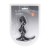 masażer Full Double Ripple Silicone Prostate Massager  Black