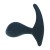 masażer Single Ripple Silicone Prostate Massager  Black