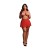 komplet Le Désir  Plus Size Red
