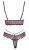 komplet Cottelli LINGERIE black/red L