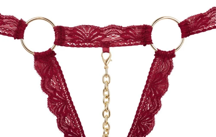 komplet Cottelli LINGERIE open red M/L