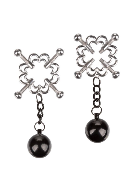 zaciski Weighted Nipple Press Metal Calexotics