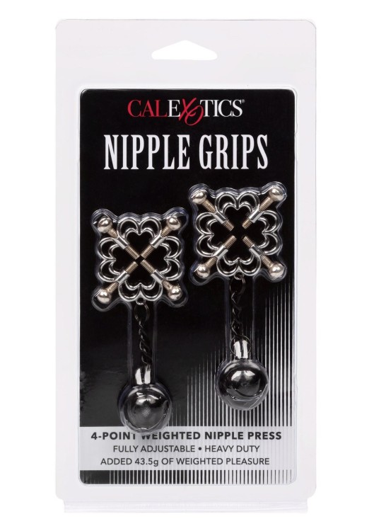 zaciski Weighted Nipple Press Metal Calexotics