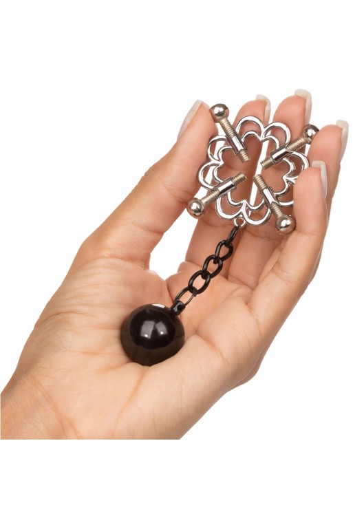 zaciski Weighted Nipple Press Metal Calexotics
