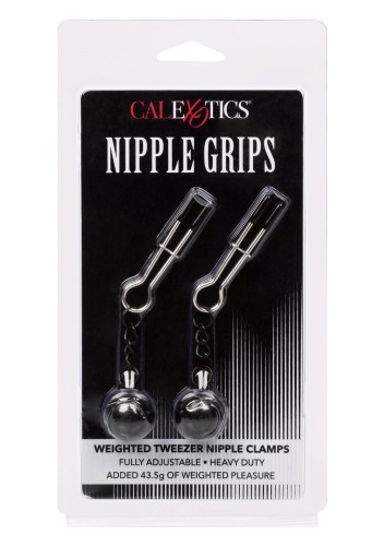 klipsy Weighted Tweezer Nipple Clamps Metal Calexotics