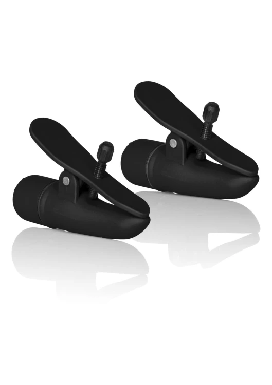klamerki wibrujące Nipplettes Black Calexotics