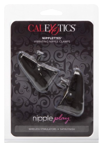 klamerki wibrujące Nipplettes Black Calexotics