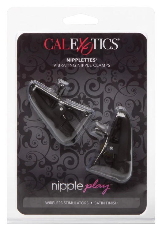 klamerki wibrujące Nipplettes Black Calexotics