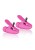 klamerki wibrujące Nipplettes Pink Calexotics