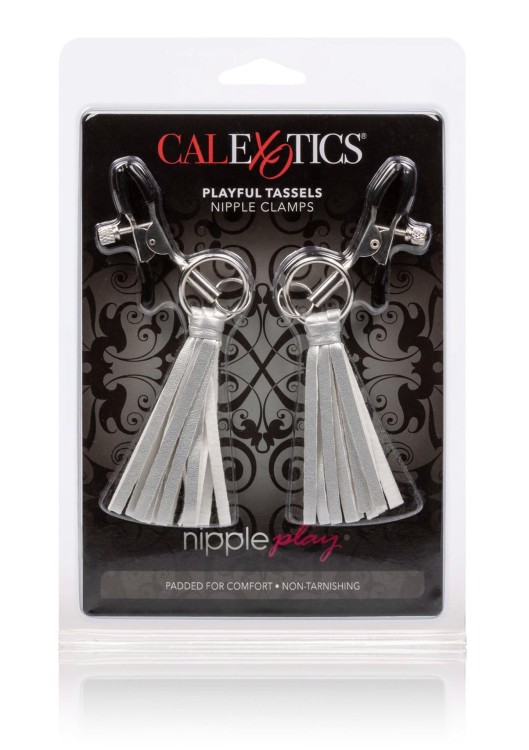 klamerki Playful Tassels Nipple Clamps Silver