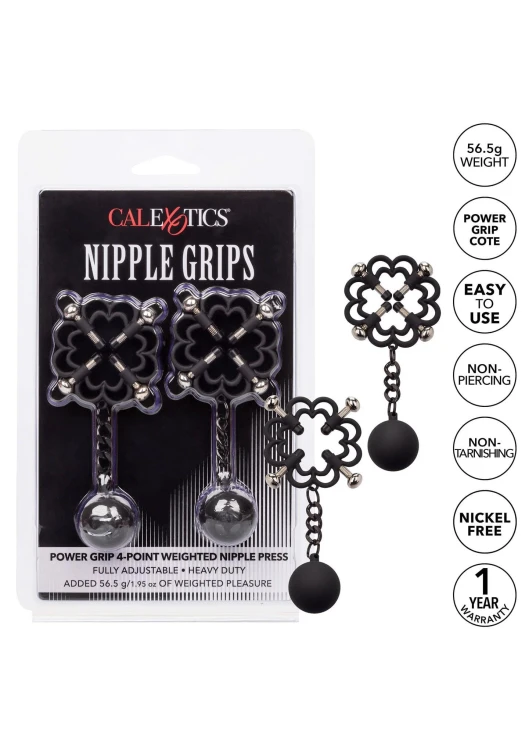 zaciski Weighted Nipple Press Metal