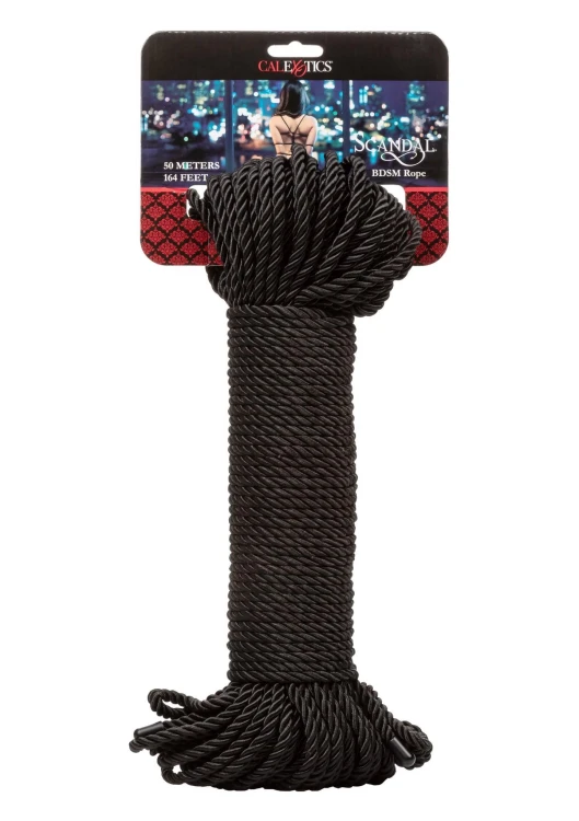 lina Scandal BDSM Rope Black 50 m