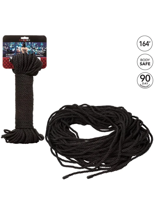lina Scandal BDSM Rope Black 50 m