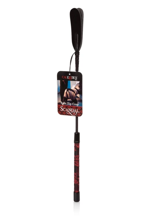 pejcz Scandal Split Tip Crop Red