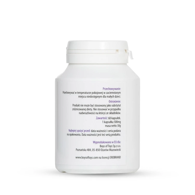 suplement diety MyLove Ero power orgasm health  60 kapsułek