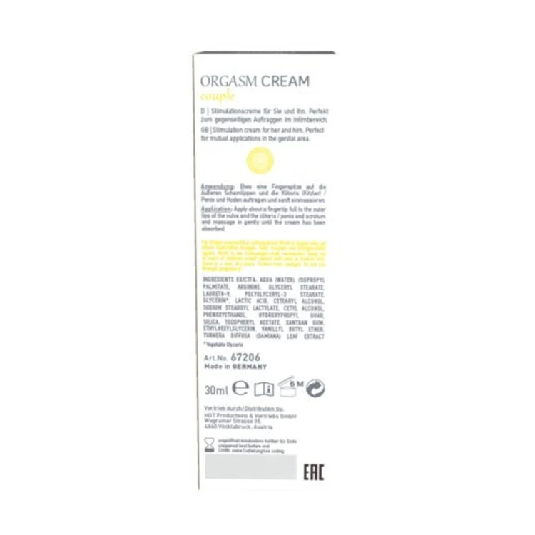 żel Shiatsu Orgasm Cream Couple 30 ml