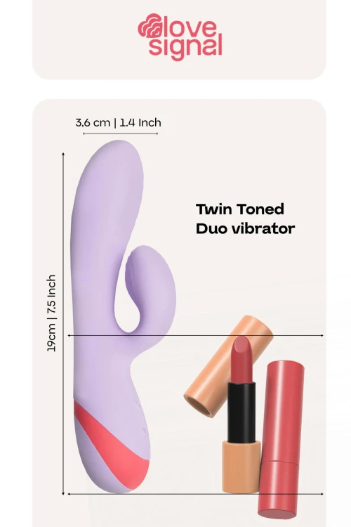 wibrator króliczek Twin Toned Duo