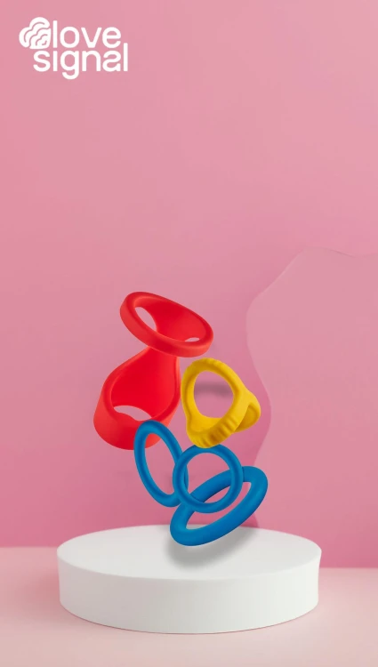 pierścienie Long Play Love Set