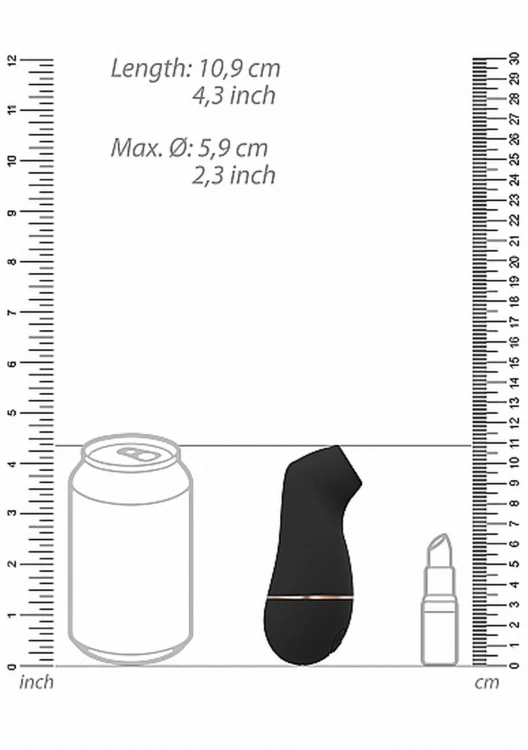 masażer Kissable Black