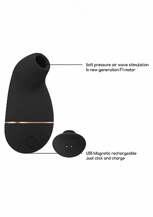 masażer Kissable Black