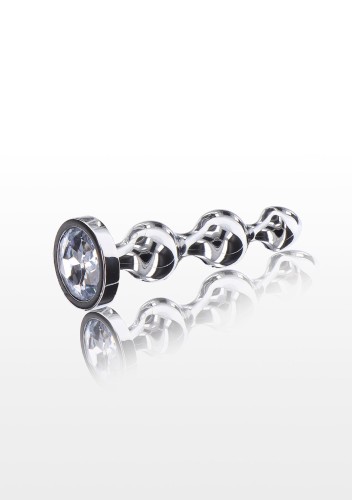 sonda Diamond Star Beads Large Silver