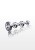 sonda Diamond Star Beads Large Silver