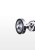 sonda Diamond Star Beads Large Silver
