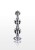 sonda Diamond Star Beads Medium Silver