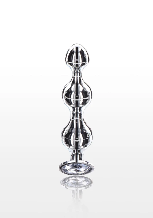sonda Diamond Star Beads Medium Silver