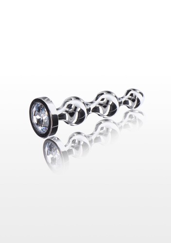 sonda Diamond Star Beads Medium Silver