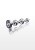 sonda Diamond Star Beads Medium Silver